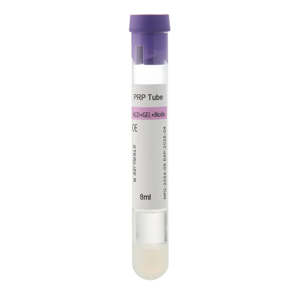 PRP tubes with biotin