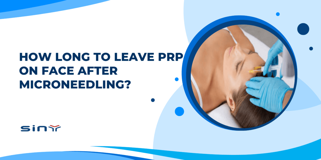 how long to leave prp on face after microneedling