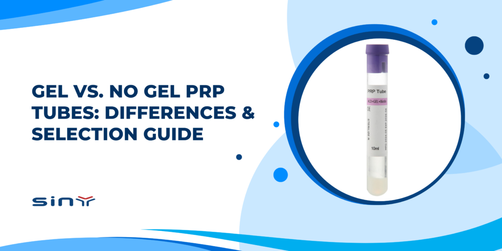 gel vs no gel prp tubes